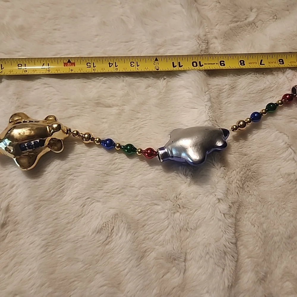 Christopher Radko-Style Vintage Glass Airplane Garland Dayton Hudson Pre TARGET